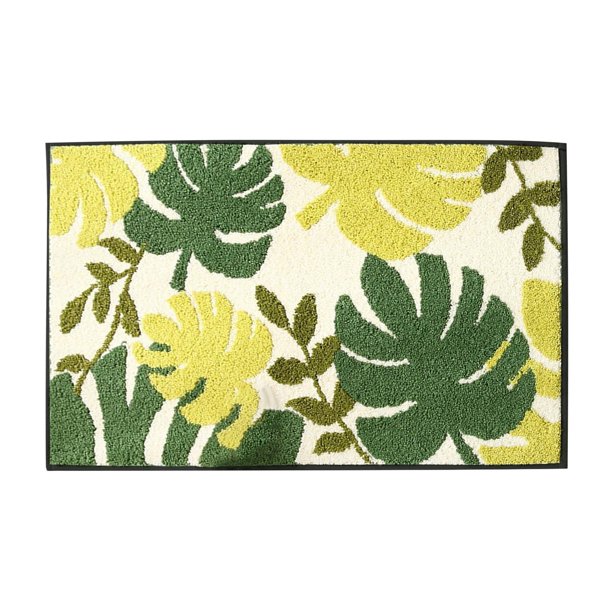 Alfombrilla de Baño Absorbente Fiudx Liquidación de Ahorros de Invierno Diseño de Hojas