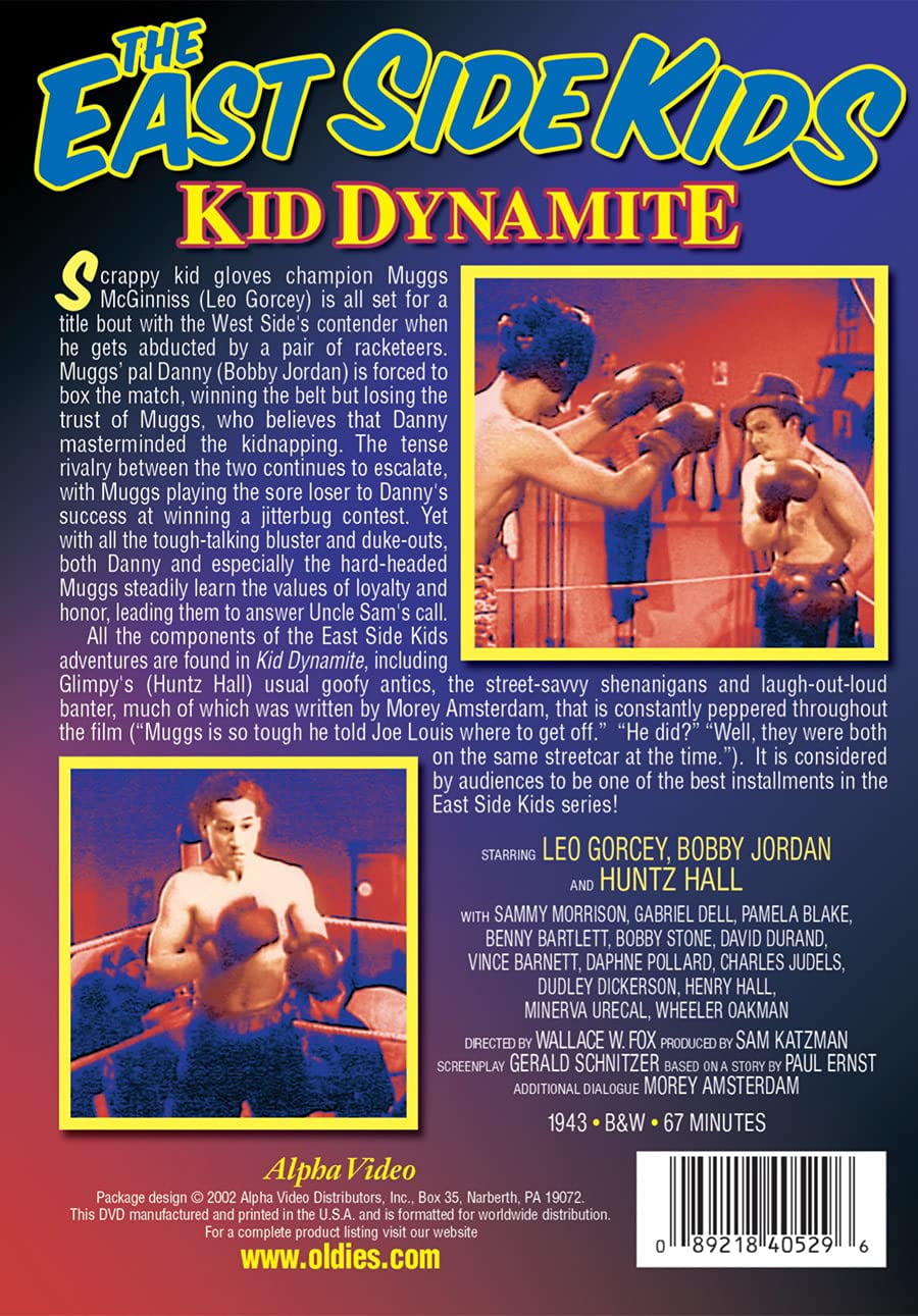 Kid Dynamite (DVD), Alpha Video, Action & Adventure
