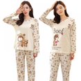 thumbnail image 2 of PENGXIANG Promotion Clearance Pyjama pour Femmes Ensemble Top Super Doux à Manches Longues avec Pantalon, 2 of 7