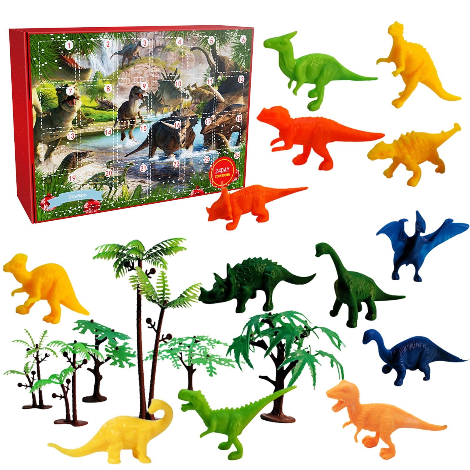 2pcs * Christmas Gift Ideas Advent Calendar 2022 Dinosaur Advent