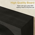 thumbnail image 5 of Tarnorci 54" Farmhouse Console Table, Wood Sofa Table with Storage for Living Room, Hallway, Black, 5 of 10