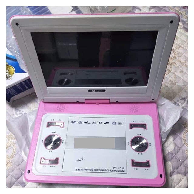 HD Big Screen 14 Inch Video DVD Player Portable Dvd Support Card U Disk Game Move MP3 Speaker Support Digital TV Game Consoles ,Convenient Memory Playback