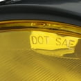 thumbnail image 5 of Spec-D Tuning Yellow Bumper Driving Fog Lights + Bulbs + Switch Compatible with 2006-2008 Honda Civic Coupe 2Dr L+R Pair Assembly, 5 of 7