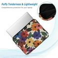 thumbnail image 2 of FORMRS 13"-13.3" Laptop Sleeve Protective Case Soft Carrying Quilted Computer Bag Cover, Large Colorful Flowers Pattern, 2 of 7