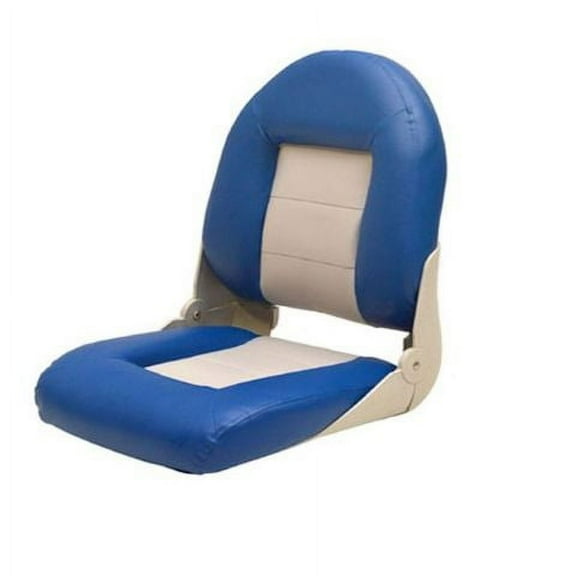 Boat Folding Fishing Seat 75115GB | Light Gray Blue