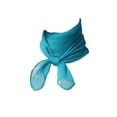 thumbnail image 2 of Sonducket Bufanda de gasa Accesorios de ropa Estilo coreano Pañuelo pequeño Pañuelo de mujer para el trabajo Casa Viajes Compras Azul pavo Type3 NO3, 2 of 6