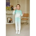 thumbnail image 3 of Arshiner Toddler Girls 2 Piece Outfits Cute Clothes Long Sleeve Sweatshirts and Sweatpants with Pockets, 3 of 10