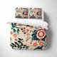 thumbnail image 5 of Juego de Ropa de Cama con Patrón Japonés, Funda Nórdica de Algodón Crisantemo,, 5 of 5