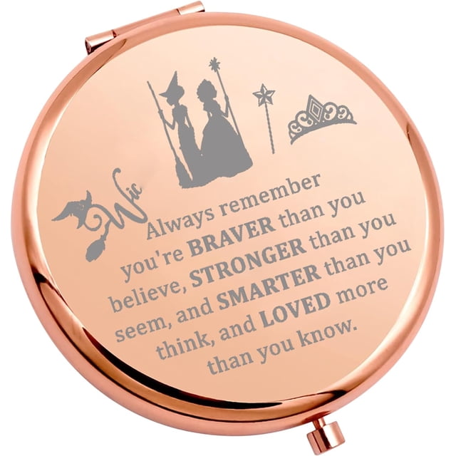 WSNANG Witch The Musical Gifts Witch Makeup Mirror Musical Lover Gift Musical Merchandise (CA Witch Mirror)