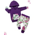 thumbnail image 7 of Baby Girl Clothes Cute Baby Girls Outfit Hoodie Floral Pant Toddler Infant Baby Girl Outfit 2Pcs Set 6-12 Months, 7 of 7