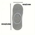 thumbnail image 2 of 6 pairs No Show Socks for Womens Size 6-9, Ultra Low Cut Liner Silk Breathable Socks Ice Feeling socks, Nonslip Liner Invisible Hidden Thin Socks, 2 of 7