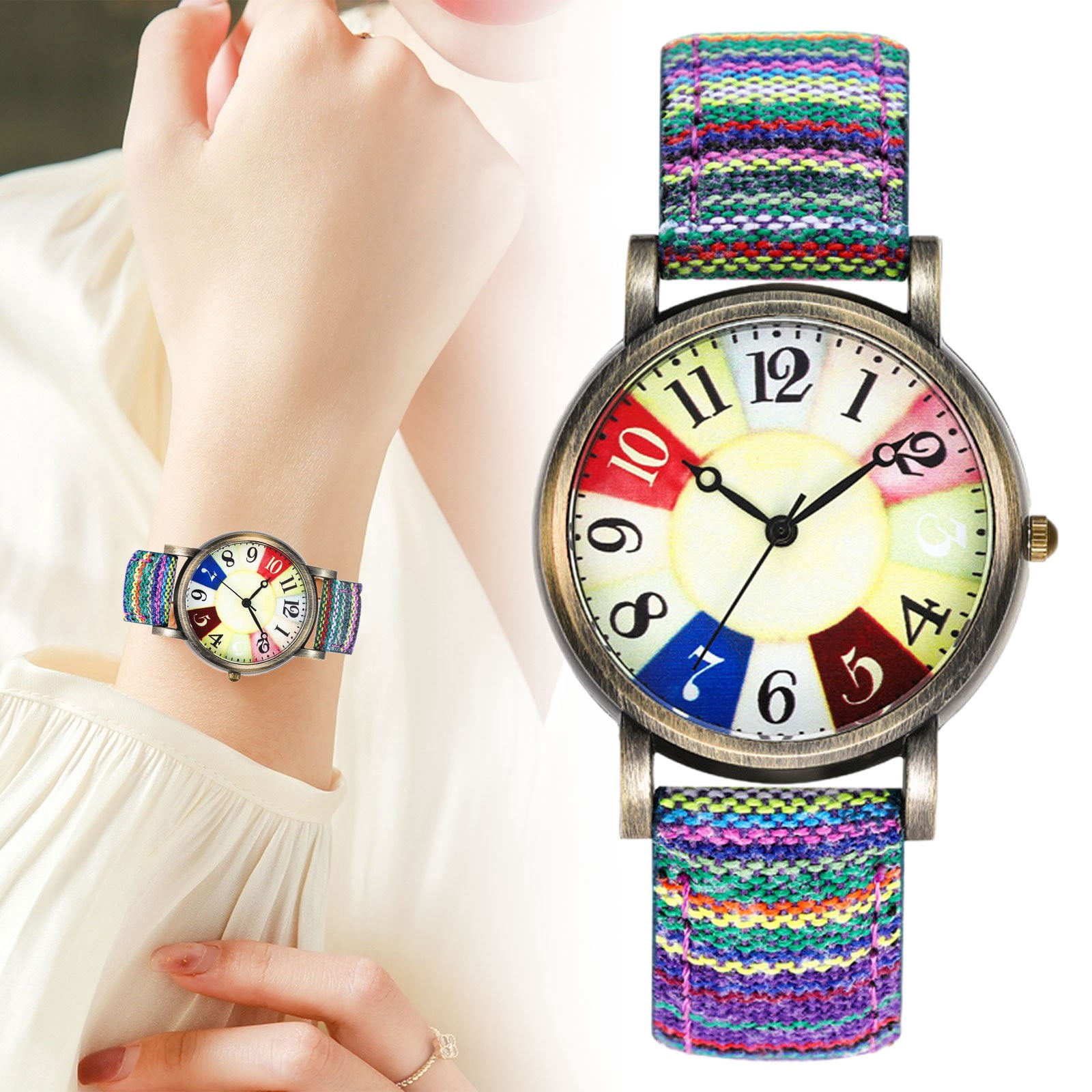 Lot Of 12 Watches With Colorful Bands The Fun and Playful Rainbow Watches – IFL Watches Blog main image 3