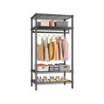 thumbnail image 1 of VIPEK V1S i1 Wire Garment Rack Heavy Duty 4-Tier Clothes Rack for Hanging Clothes Freestanding Closet Organizer with Hanging Rod Space Saving Clothing, 1 of 5