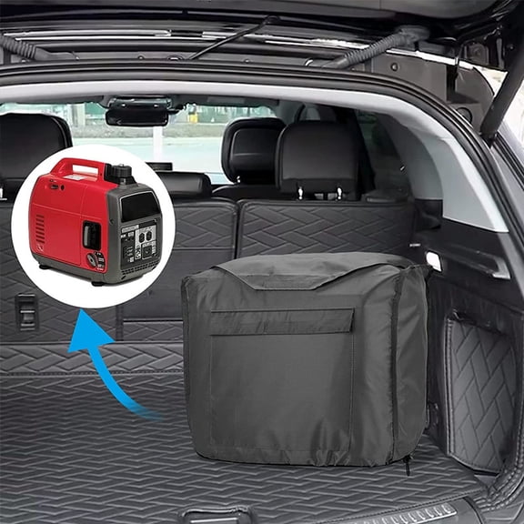 TETSELF Waterproof Heavy Duty Generator Cover Portable with Drawstring Closure Universal Fit for Most Models