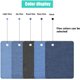 thumbnail image 1 of 20 parches para planchar, parches para planchar, parche de tela vaquera, parche para planchar, parche autoadhesivo para reparación de agujeros de chaqueta de ropa, 5 colores, 2 dise?os LingWen 8390605179310, 1 of 1