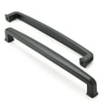 thumbnail image 2 of Cauldham 10 Pack Solid Kitchen Cabinet Handles (7-1/2" Hole Centers) - Drawer/Door Hardware - Style T765 - Matte Black, 2 of 6
