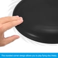 thumbnail image 4 of Flying Disc 10.8 Inch 175 Gram, Sport Disk Training Disk for Backyard Lawn Beach, Black, 2 Pack, 4 of 6