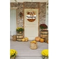 thumbnail image 2 of Eveokoki Happy Thanksgiving Hanging Sign Front Door Decor Fall Decorative Wooden Signs Rustic Porch Decoration for Home Office Garden Farmhouse 12 Inch, 2 of 6