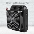 thumbnail image 3 of Heat Exchanger Fan Water Cooling Radiator Fan Aluminium 90Mm 8 Tubes Heat Exchanger Fan Faster Heat Dissipation Water Cooling Radiator Fan, 3 of 8