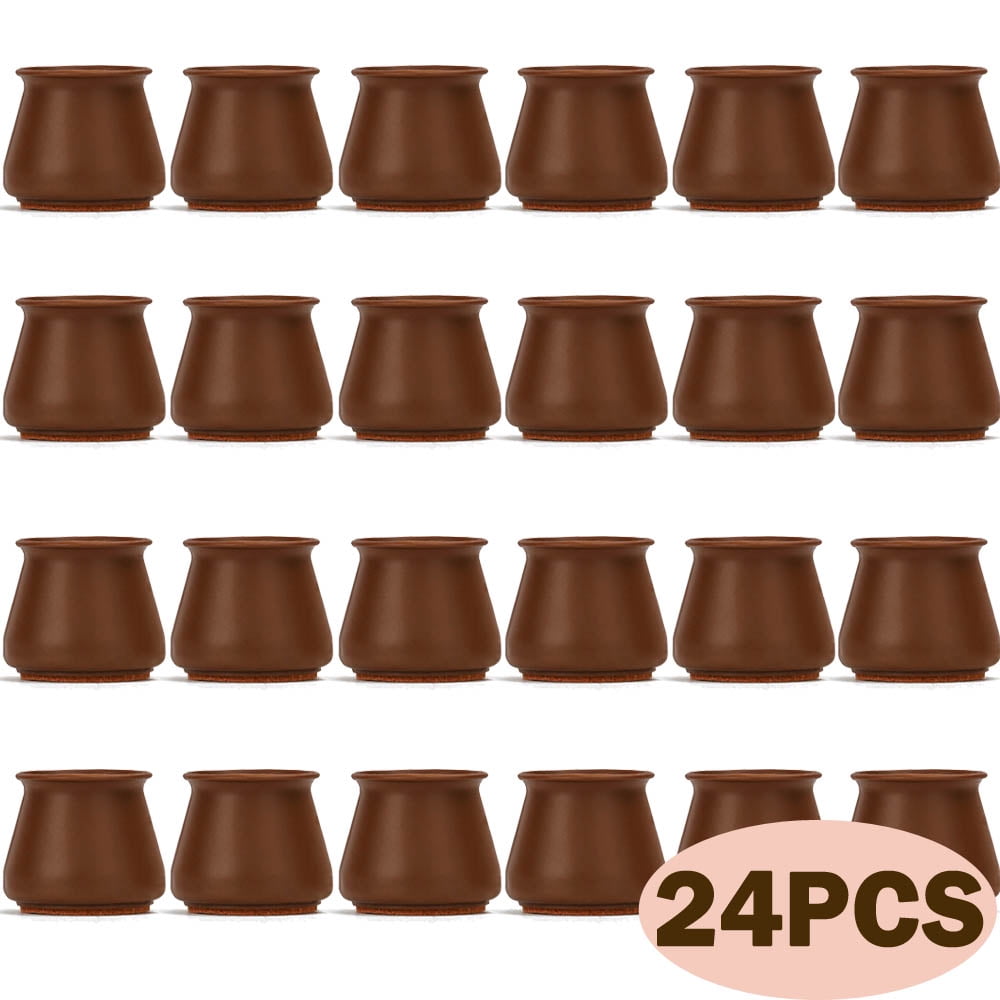 36Pcs Silicone Chair Leg Floor Protectors, Rubber Chair Leg Protectors for Hardwood Floors