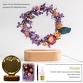 thumbnail image 2 of Lámpara de noche de noche de acrílico de acrílico, flores, mesita de noche, luz, luz, luz de noche, luz de noche, protección, USB, galardonal, regalos de vacaciones, púrpura Sweethay HA011273-05B, 2 of 7