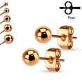 thumbnail image 6 of Stainless Steel Mens Womens Stud Earrings package of 5 pairs 20 Gauge (0.8mm), 6 of 8