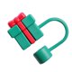 thumbnail image 2 of Tapas Paja Navideñas PVC 10 Mm para 30/40 Oz (regalo), 2 of 3