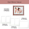 thumbnail image 2 of Excello Global Products EGP-HD-0434 Heart Border Glass Photo Frames, Wall and Tabletop Picture Frames, Holds Three 4" X 6" Photos, 17" x 11", 2 of 5