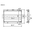 thumbnail image 2 of Koyo Nissan 89-93 Skyline GT-R/GT-S 2.6L (t)/88-94 Cefiro 2.0L (t)/89-93 Laurel 2.0L (t) Radiator, 2 of 2