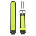 thumbnail image 1 of Correa de reloj de silicona, pulsera de repuesto de doble color suave y transpirable para Amazfit Verge Verge Lite (negro verde), 1 of 14
