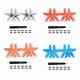 thumbnail image 2 of Seitruly Hélices coloridas de 4 Uds., cuchillas 2925S pequeñas y duraderas, ligeras, para exteriores, Dron, alas no tripuladas, piezas, accesorios Accesorios para aéreos Gris, 2 of 6