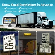 URFRU 9 inch GPS Navigation with Offline Maps for Truck, RV, Pickup and Car