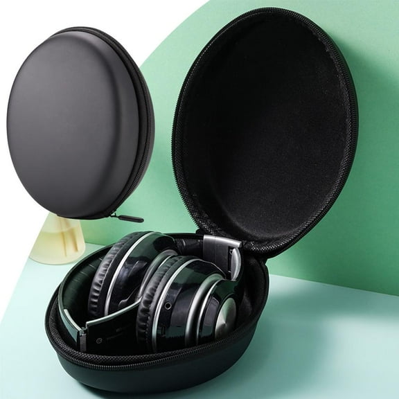 FurNest Travel Hard Headphone-Case Foldable Headphones Storage BLACK. Box B