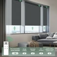 thumbnail image 2 of Yoolax Motorized Blinds Shade Custom Smart Electric Roller Shade Waterproof Window Blinds(Vinyl Dark Grey,72"W x 72"H), 2 of 5