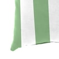 thumbnail image 2 of Jordan Manufacturing 20" x 20" Awning Cucumber Green Stripe Square Outdoor Throw Pillow (2 Pack), 2 of 9
