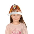 thumbnail image 5 of Honeii Happy Thanksgiving Three Gnomes Print Hat Santa Claus Hat For Xmas Party, Christmas Caps For Boys Girls Child,Christmas Beanie, 5 of 6