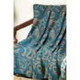 thumbnail image 1 of Manual Woodworkers & Weavers ATVSTE 50 x 60 in. Versailles Couverture de Jet de Tapisserie - Sarcelle, 1 of 1