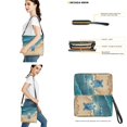 thumbnail image 3 of ZUXONGSY Beach Sea Turtle Print Top-Handle Handbags with Purse for Women Fashion 2 Pcs Bucket Purse Set Large Bucket Crossbody Bag Set for Workout, 3 of 4