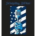 thumbnail image 2 of "In Tailgating We Trust" American Flag And Spatula Youth Black Short Sleeve Tee-Large, 2 of 2