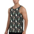 thumbnail image 2 of Pofeuu Christmas cute deer old man Print Men's Workout Tank Tops Sleeveless Muscle Gym Shirt Quick Dry-3X-Large, 2 of 7