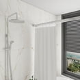 thumbnail image 3 of Naiture 60'' Stainless Steel Double Straight Shower Curtain Rod, Chrome Finish, 3 of 9