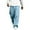 Sky Blue #31, variant on Dresfit Baggy Pants for Men Wide Leg Corduroy Sweatpants Solid Drawstring Casual Slacks Summer 2026 Textured Lightweight Elastic Waist Big and Tall Pant Wine 3XL