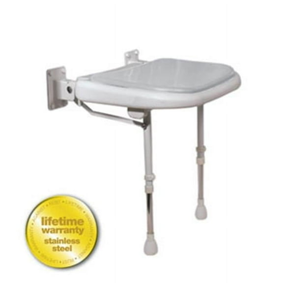 ARC Inc 04270P 4000 Series Shower Seat Padded - Gray - 18.125 Inch W