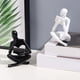 thumbnail image 5 of Esculturas de Pensadores, Adorno de Lectura de Estatua de Resina de Pensadores Blancos, DecoracióN de Escultura de Pensadores, DecoracióN de Libros A, 5 of 6