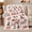 Cat Gift Bags, variant on Hairless Sphynx Cats Gold Laurel Crescent Moon Art, Festive Pet Portrait Pattern, Warm Flannel Blanket for Living Room and Bedroom, Cat Lovers Christmas Gift, Pet Lover Home Decor