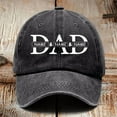 thumbnail image 2 of Riforla Fathers Day Hats Custom Dad Hat Custom Hat with Kids Names Custom Baseball Hat for Men From Kids for Dad Papa Grandpa Hats for Woman Black, 2 of 3