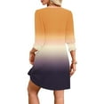 thumbnail image 4 of Neewe Robe Courte Décontractée d'Été Classique à Manches Courtes avec Bretelles, Coupe Ample, Dégradé, pour Femmes 2026, 4 of 7
