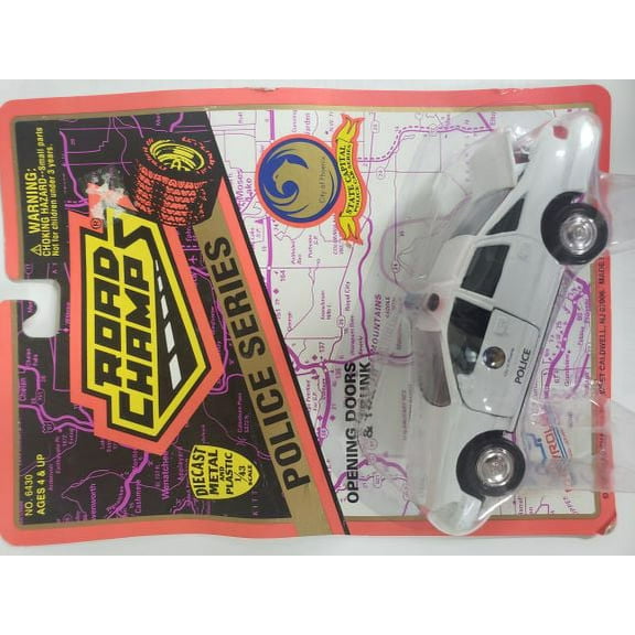 1996 Road Champs Police Series 1/43 Scale Emergency Vehicle Replica - City of Phoenix, Arizona Police