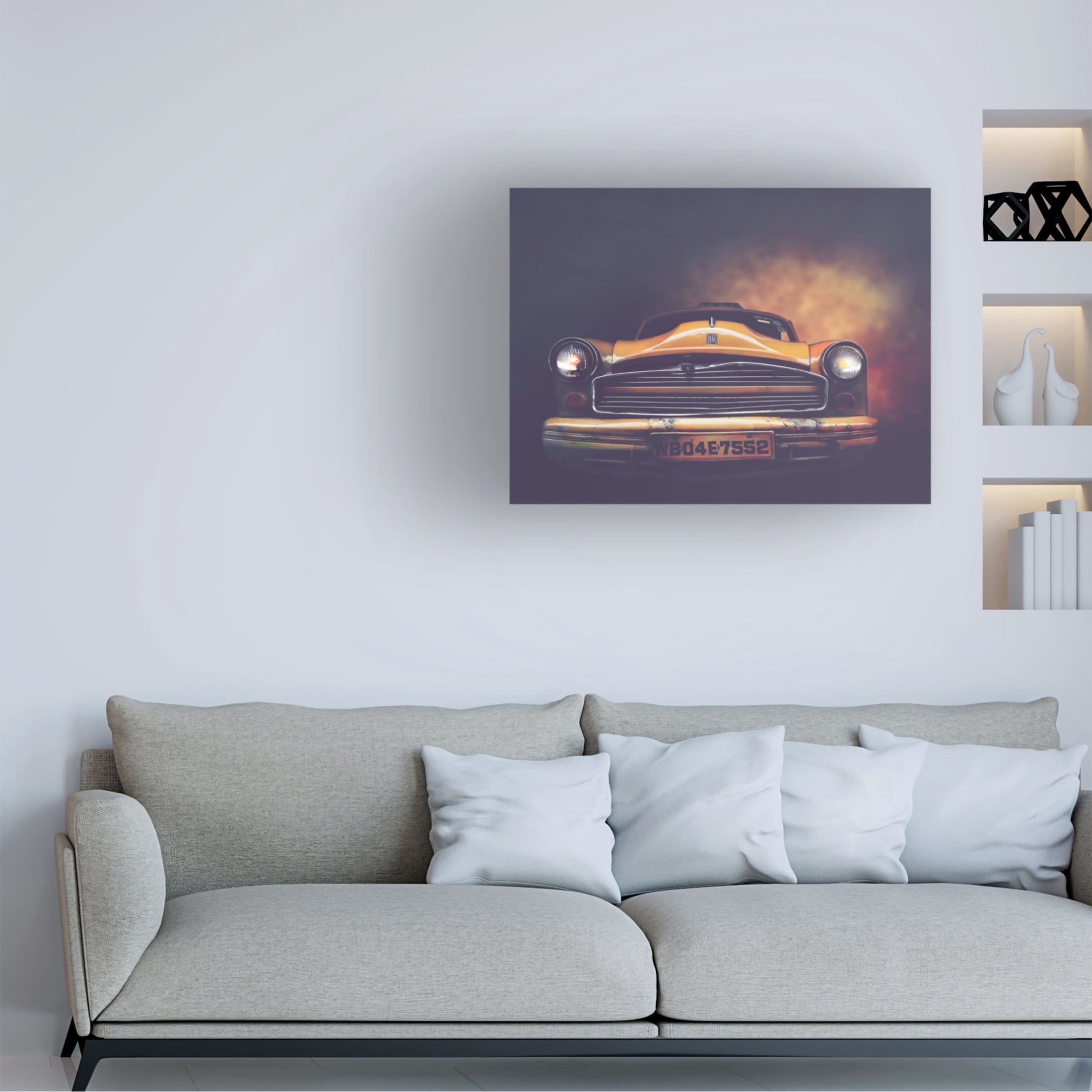 Trademark Fine Art Svetlin Yosifov Kolkata Taxi Canvas Wall Art