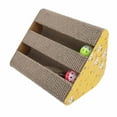 thumbnail image 2 of Almohadilla para Rascar para Gatos, Garras de Molienda Multiusos, Tabla para Rascar Gatos Con Pelota de Juguete, Cama Para Rascar Corrugada para Gatitos de Interior, 2 of 7
